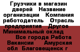 Грузчики в магазин дверей › Название организации ­ Компания-работодатель › Отрасль предприятия ­ Другое › Минимальный оклад ­ 17 000 - Все города Работа » Вакансии   . Амурская обл.,Благовещенск г.